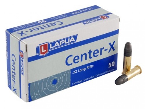 22LR Lapua Center-X Lead Round Nose/40gr